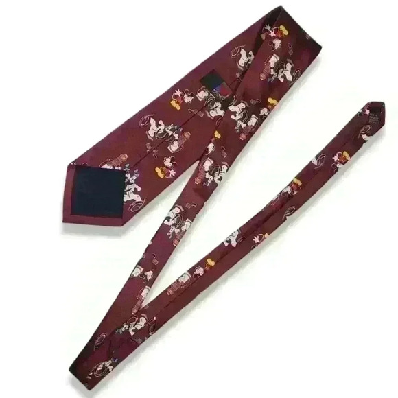 VINTAGE MICKEY & GOOFY TIE - Picture 4 of 4